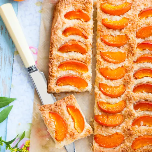 easy apricot tart dessert
