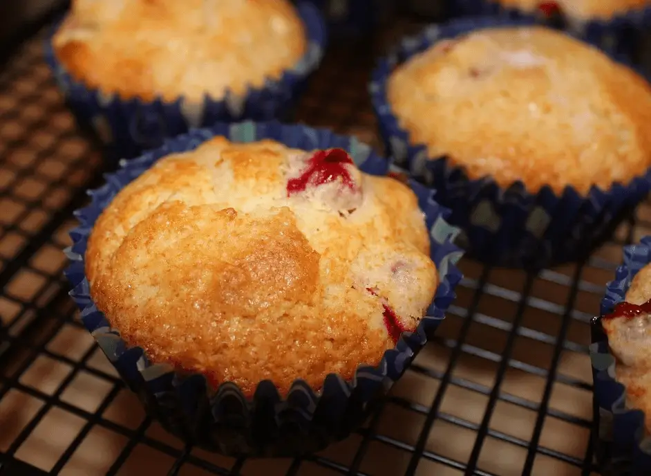 Whole Grain Vegan Spelt Cranberry Lemon Muffin Recipe