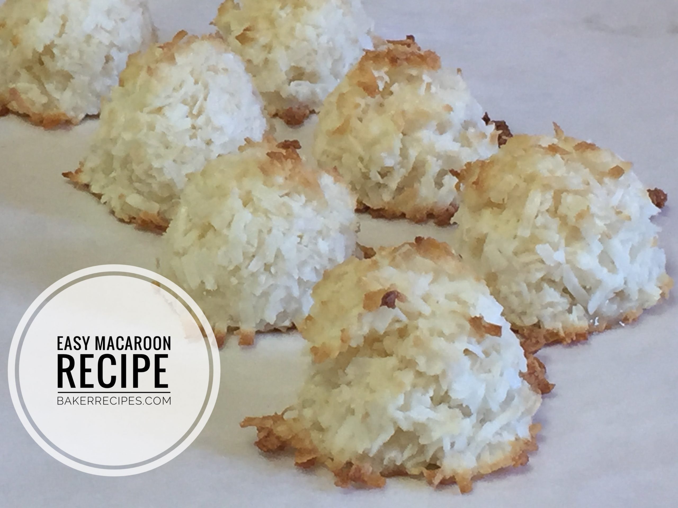 Easy Coconut Macaroon Recipe