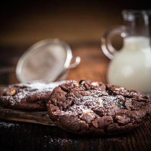 triple chocolate cookie