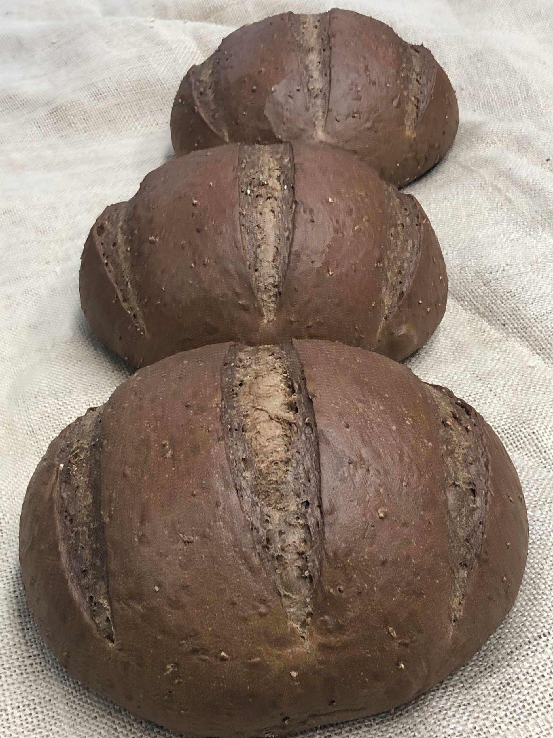 Sourdough Pumpernickel Rye Bread
