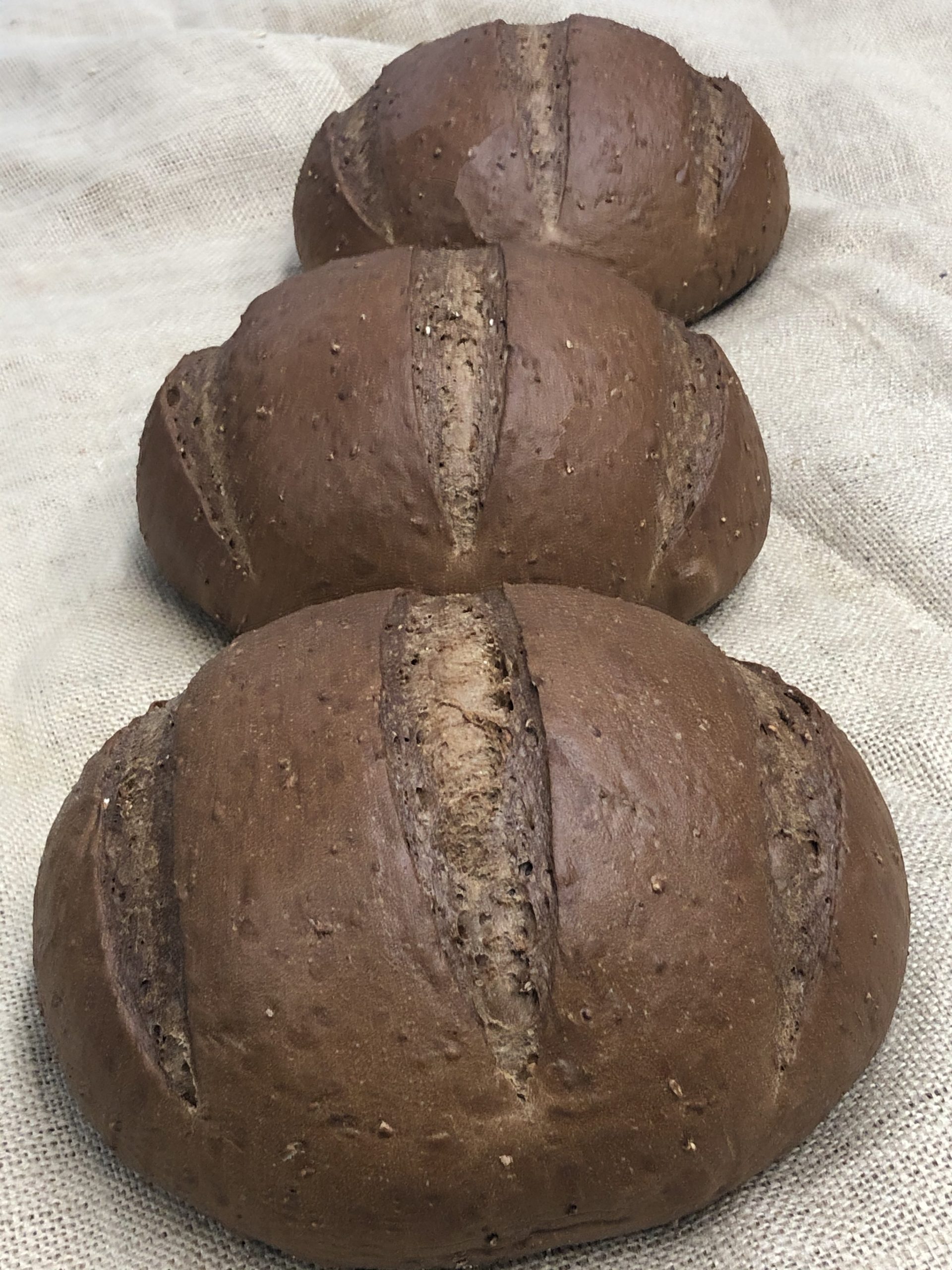 Sourdough Pumpernickel Dark Rye Bread Recipe With Molasses ...