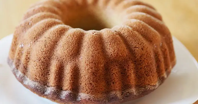 Easy Bundt Corn Cake Recipe with Wheat Flour