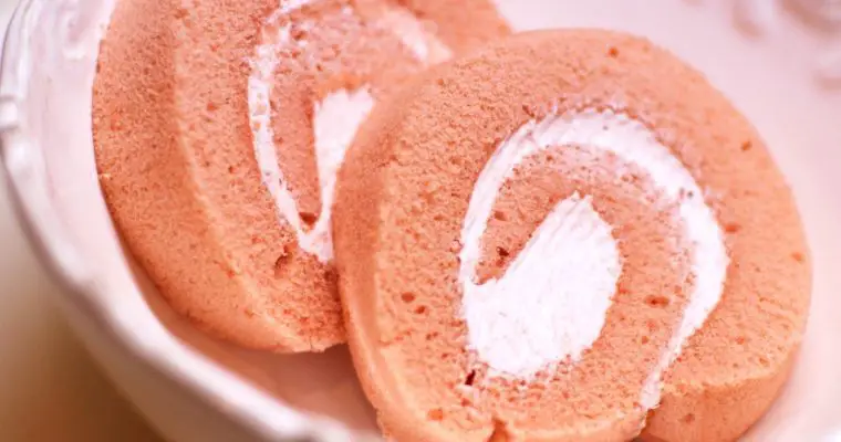 Easy Pink Velvet Swiss Cake Roll Recipe