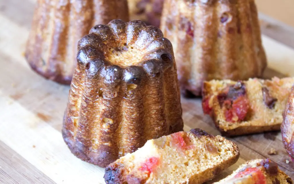 Raisin And Cranberry Rum Cannelés