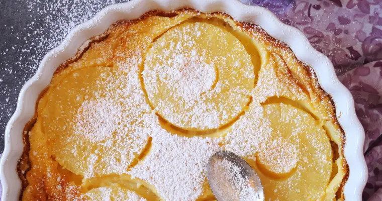Pineapple And Coconut Clafoutis