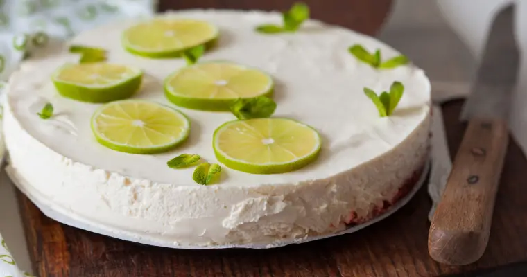 No Bake Caribbean Lime And Coconut Cheesecake Recipe