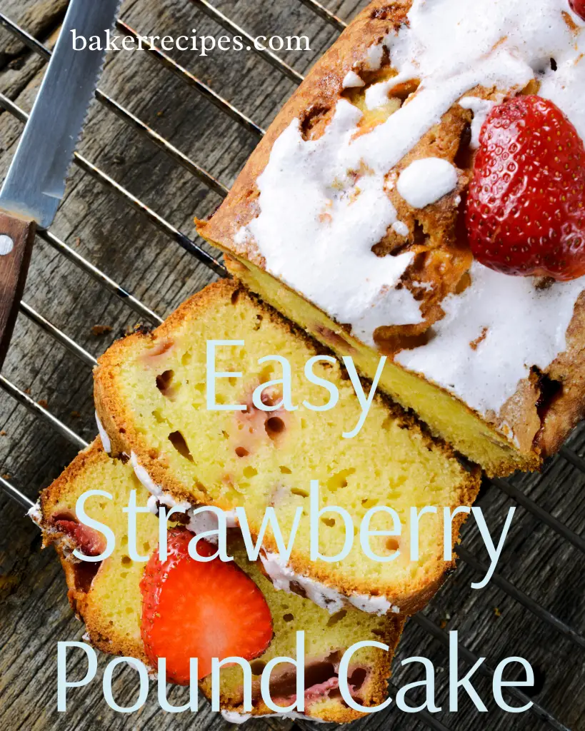 Easy Strawberry Pound Cake