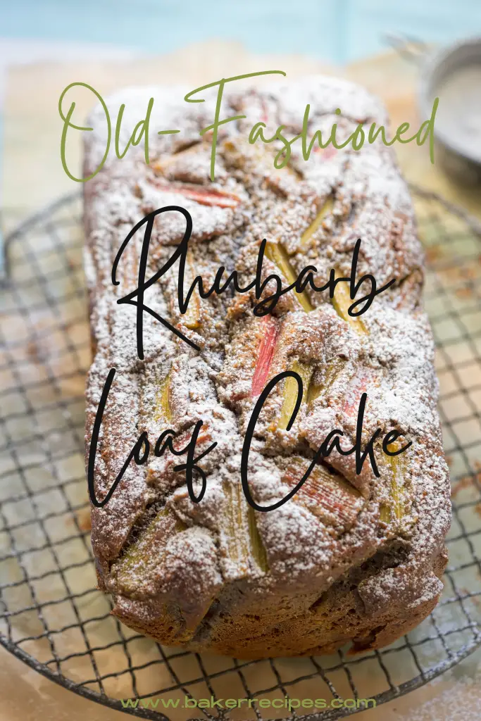 Old-Fashioned Rhubarb Loaf Cake