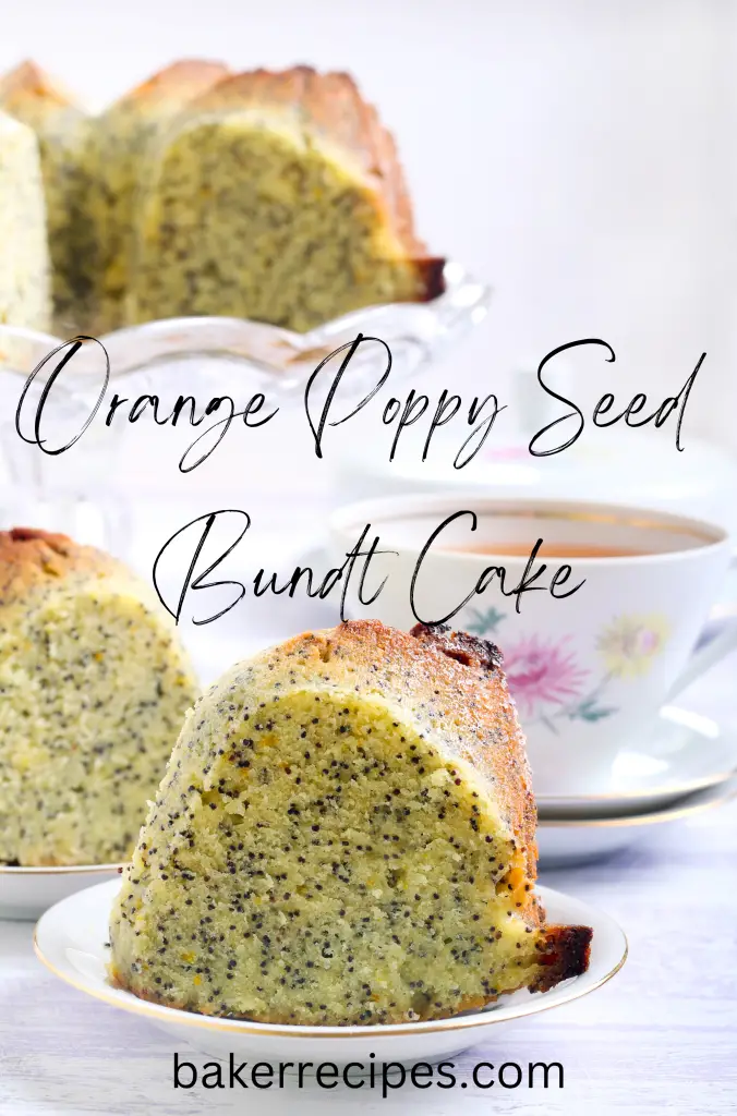 Orange Poppy Seed Bundt Cake With Orange Glaze