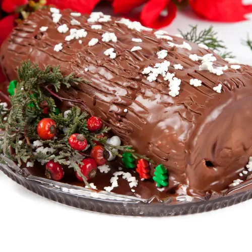Chocolate Peppermint Yule Roll