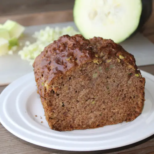 zucchini bread with butter