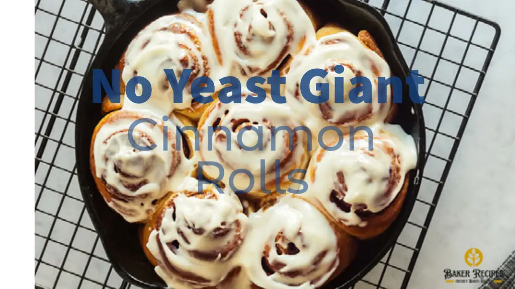 no yeast cinnamon rolls