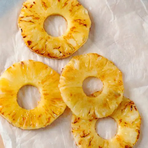 Azorean carmelized pineapples