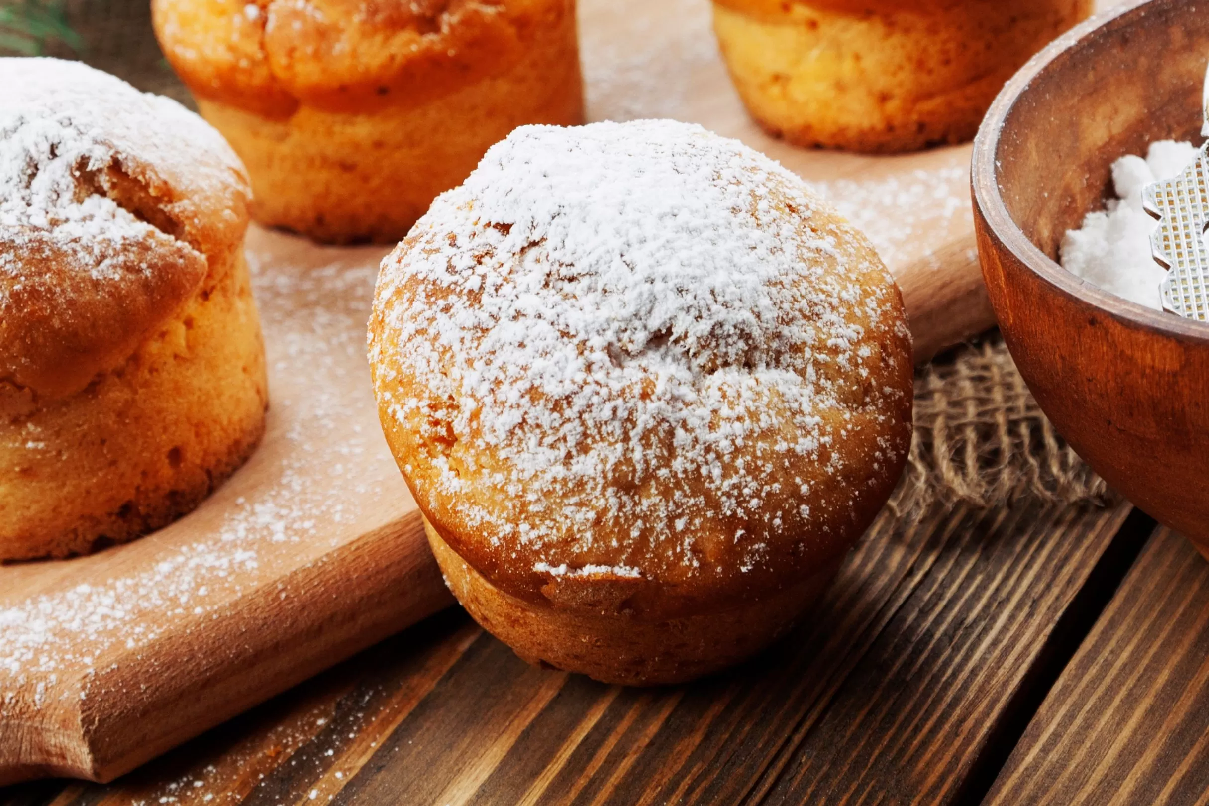 Moist Pistachio Citrus Muffins