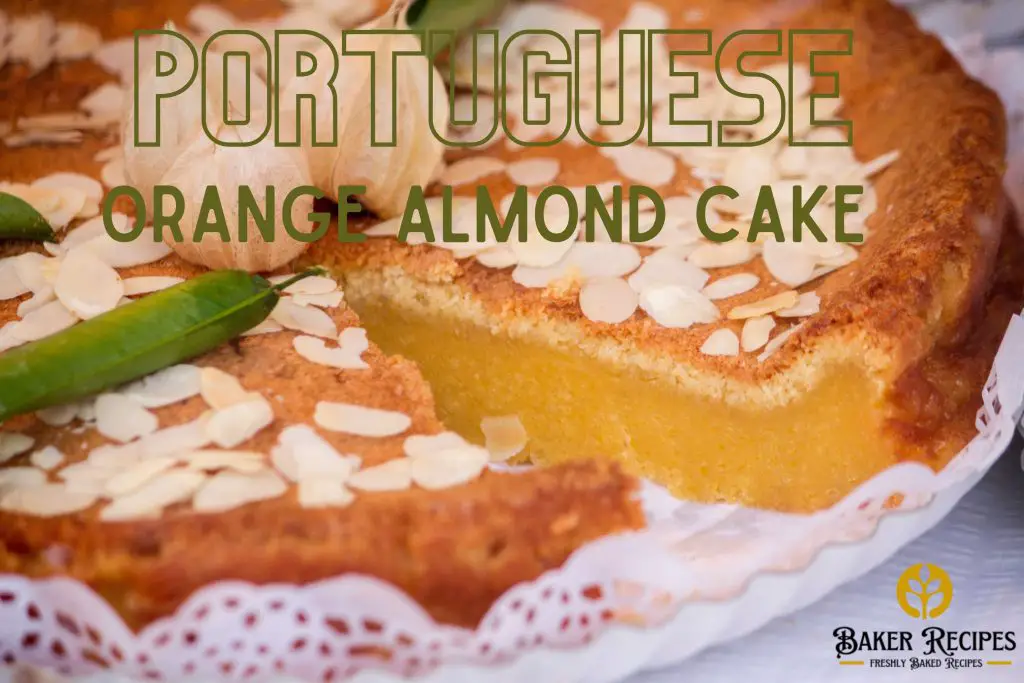 Traditional Portuguese Orange Almond Cake