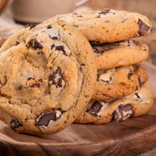 brown butter sourdough chocolate chip cookies