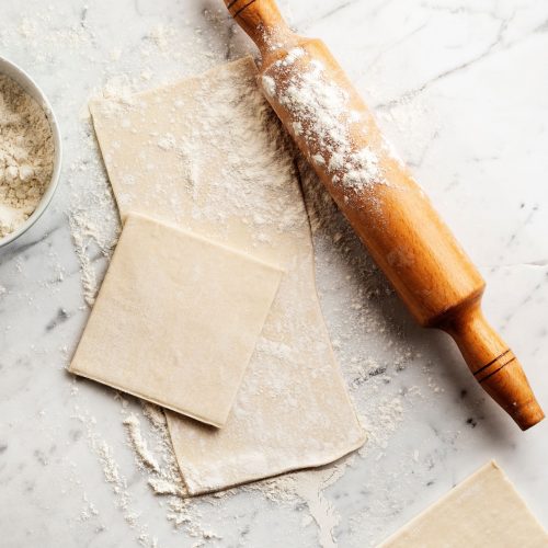 homemade puff pastry dough