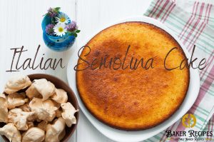 Traditional Italian Semolina Cake