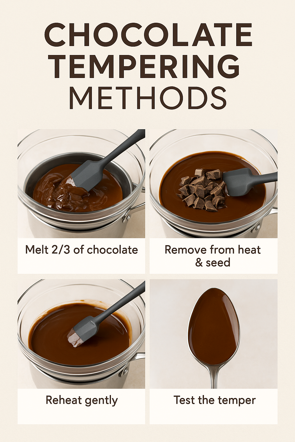 Chocolate Tempering Methods